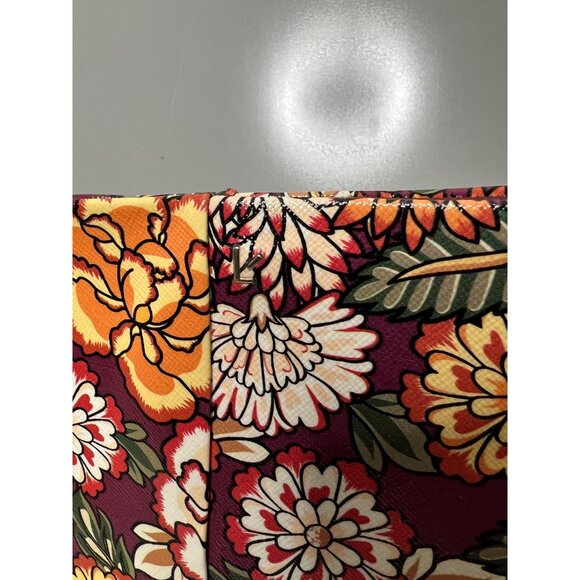 Larroude $485 Ricky Boot In Wine Ikebana Floral Print Leather Size 8.5 Y2K - Picture 3 of 6